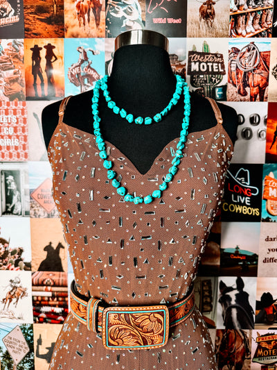 Rocky Roads Turquoise Necklace