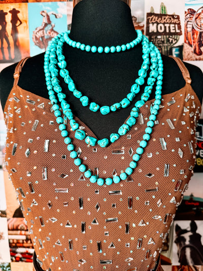 Rocky Roads Turquoise Necklace