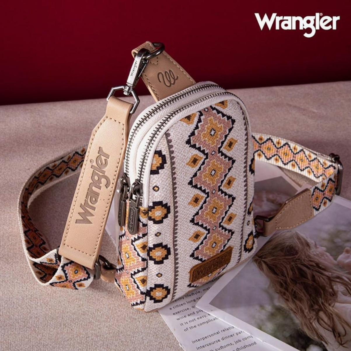 Wrangler® Sling Bag - Angel Tan