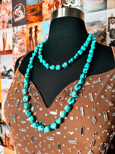 Rocky Roads Turquoise Necklace