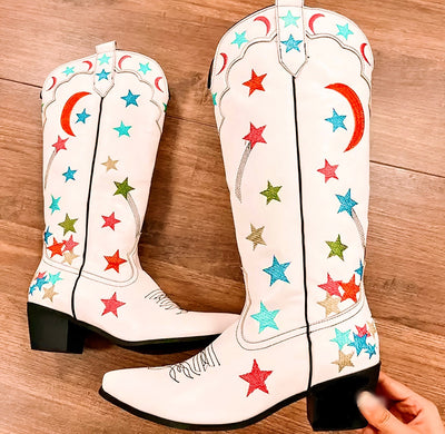 Oh My Stars Cowgirl Boots (Made To Order)