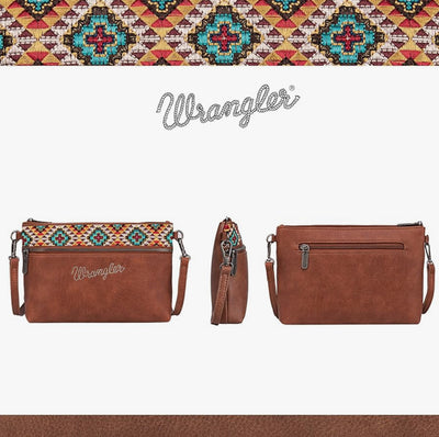 Wrangler® Wristlet - Brown Tribal