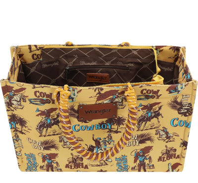 Wrangler® Aloha Cowboy Tote - Yellow