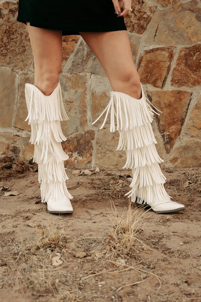 Country Twang Fringe Boots