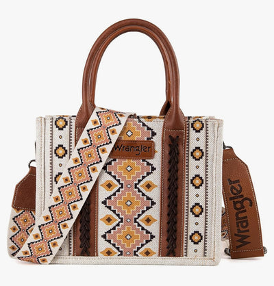 Wrangler® Aztec Tote - Angel White