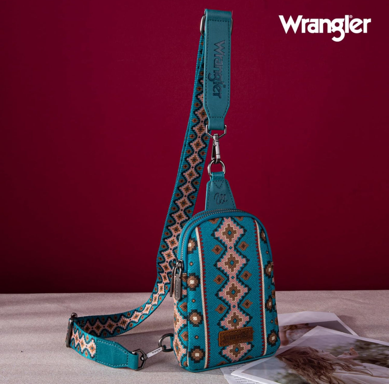 Wrangler® Sling Bag - Dark Turquoise