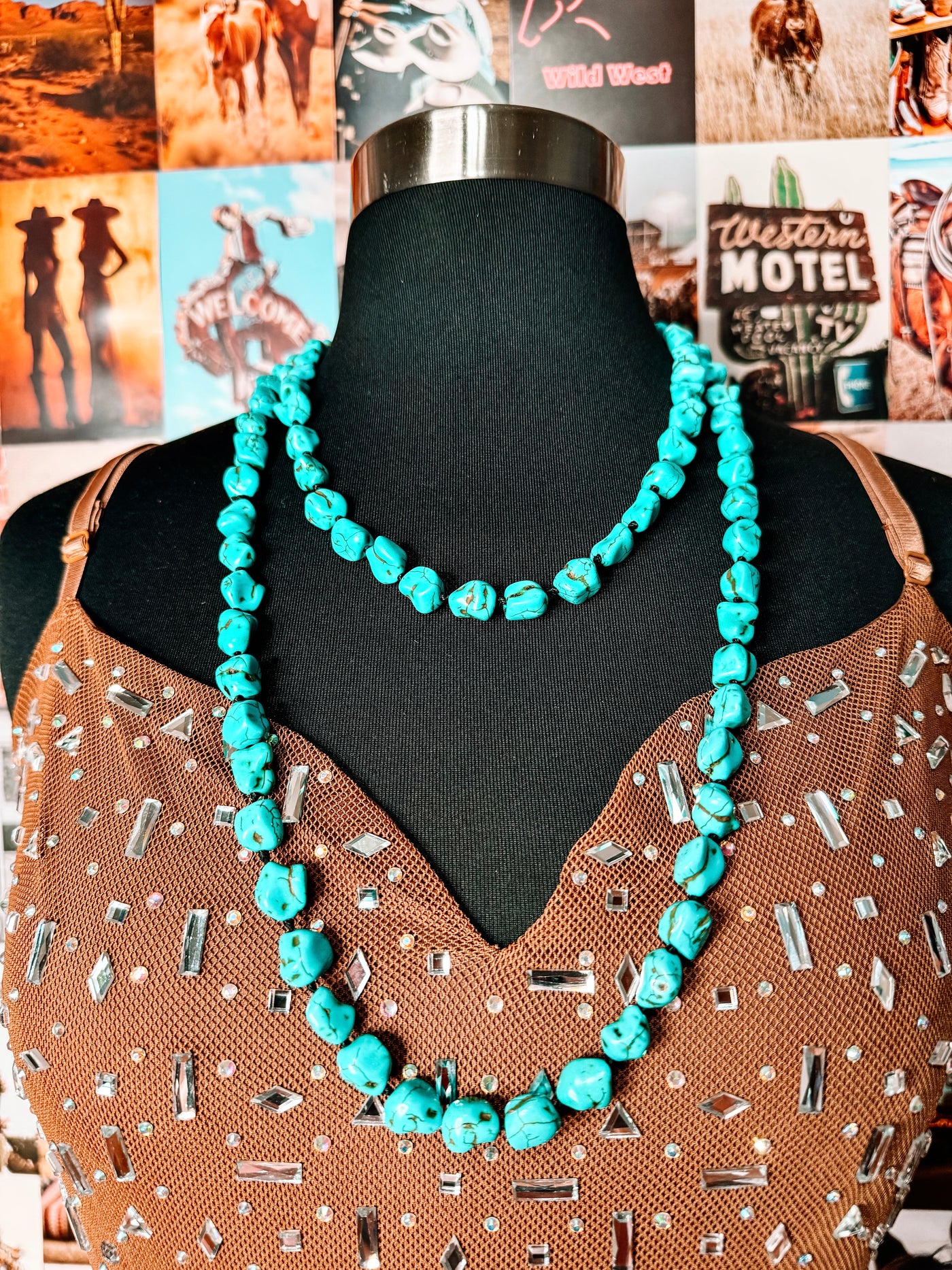 Rocky Roads Turquoise Necklace