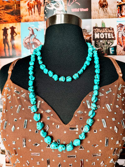 Rocky Roads Turquoise Necklace