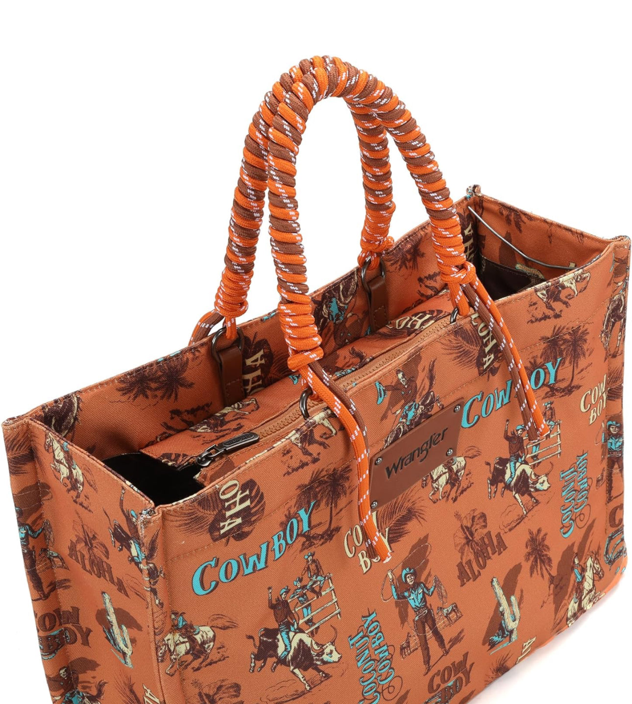 Wrangler® Aloha Cowboy Tote - Brown