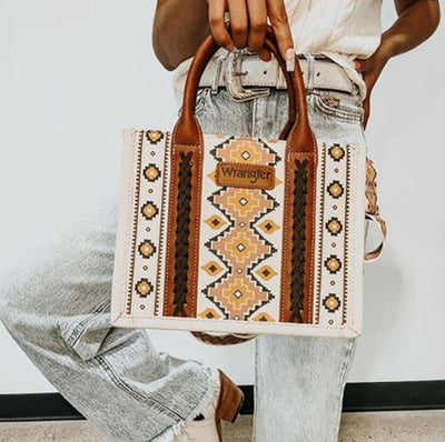 Wrangler® Aztec Tote - Angel White