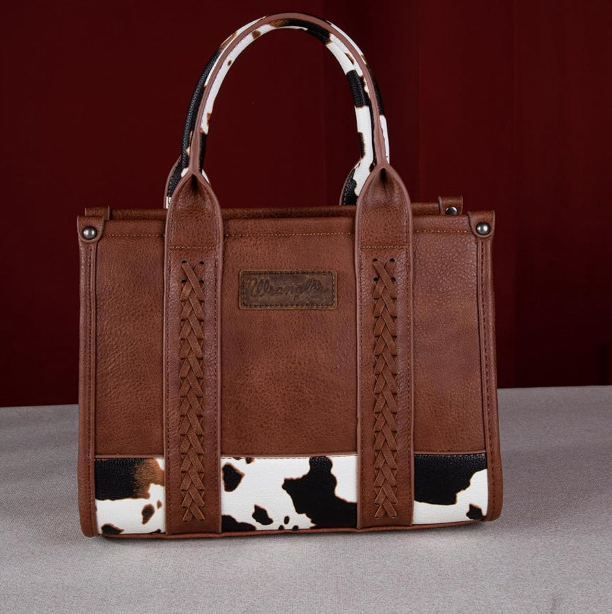 Wrangler® Cow Tote - Brown