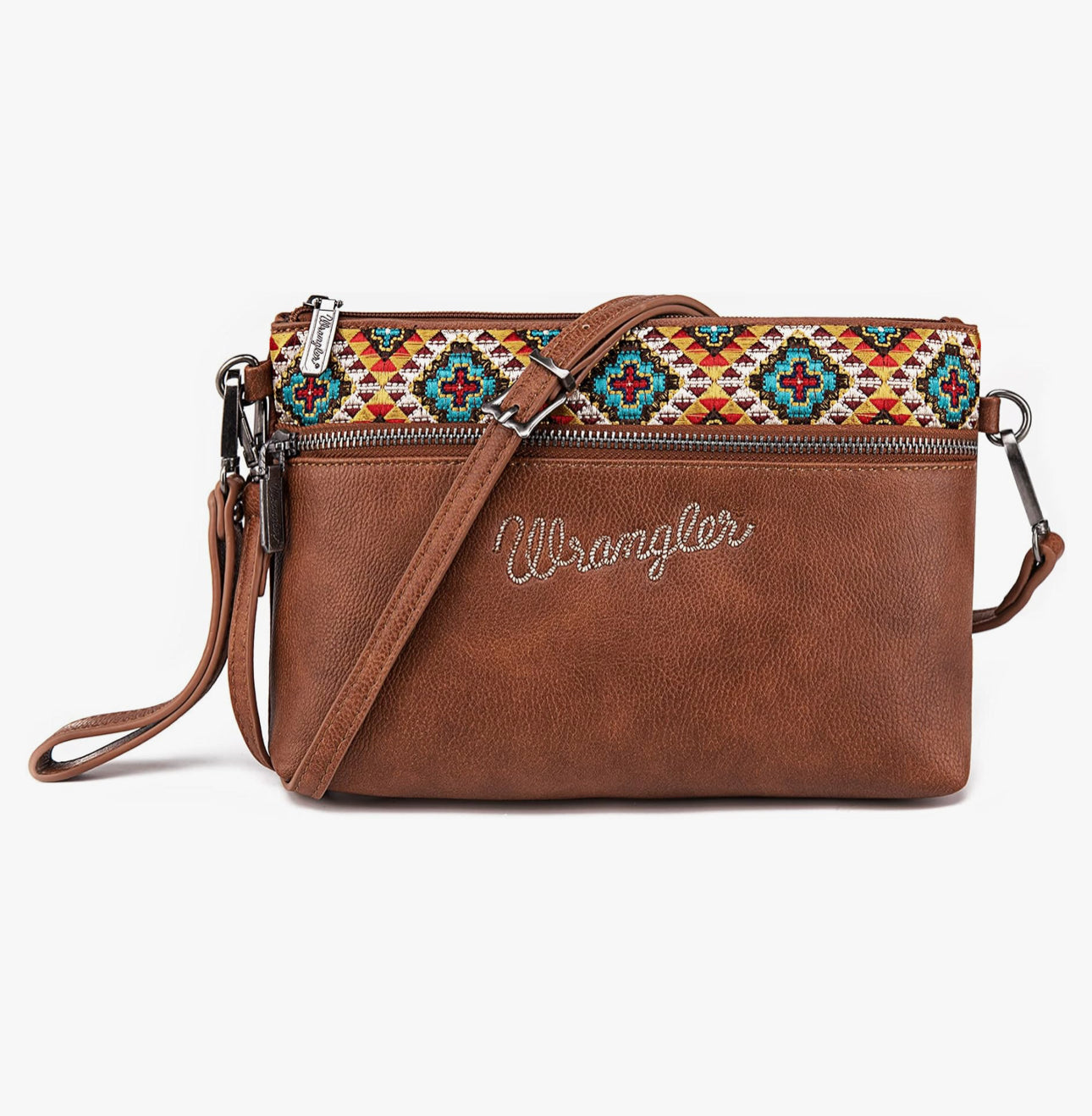 Wrangler® Wristlet - Brown Tribal