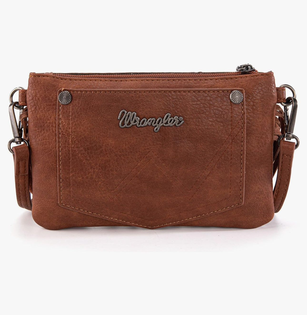 Wrangler® Pocket Wristlet - Brown