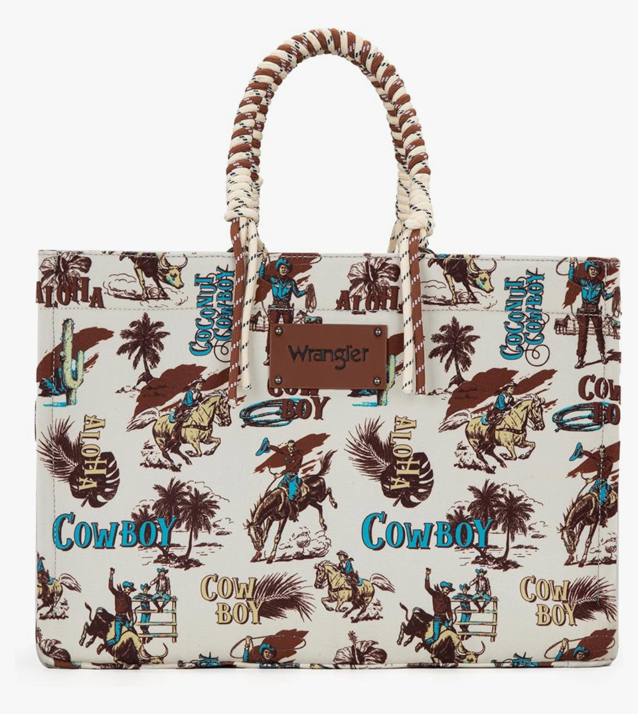 Wrangler® Aloha Cowboy Tote - Beige