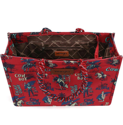 Wrangler® Aloha Cowboy Tote - Red