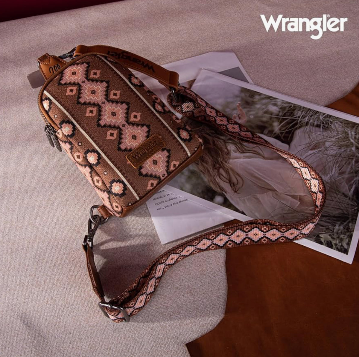 Wrangler® Sling Bag - Dark Brown