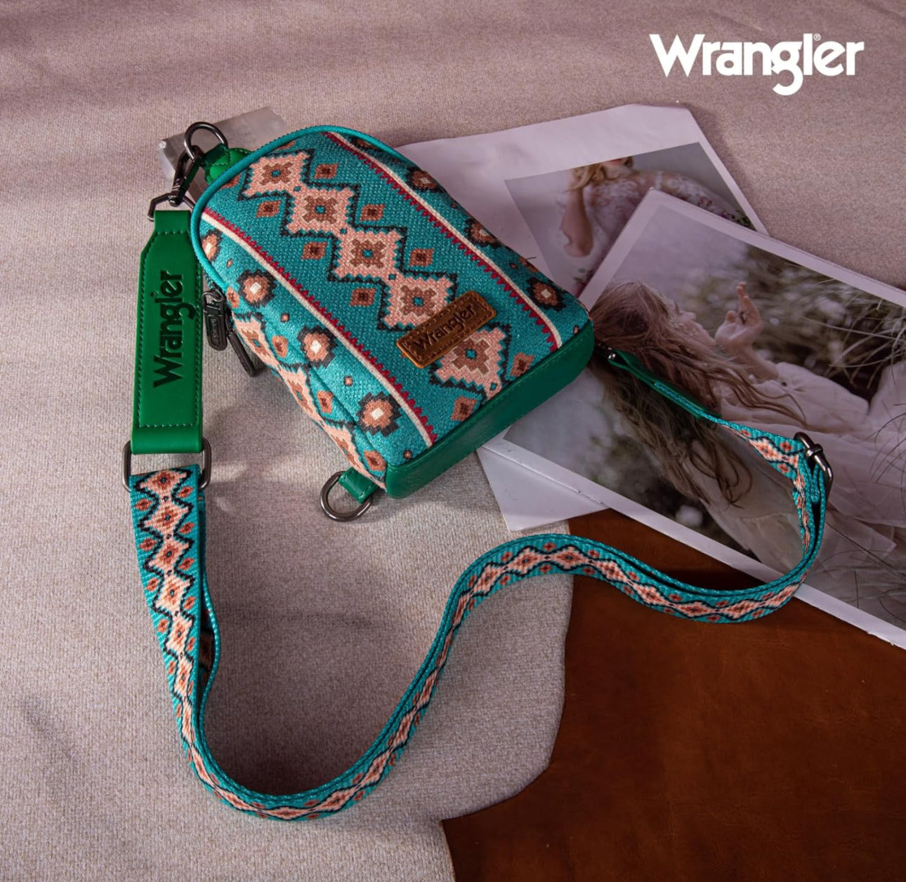 Wrangler® Sling Bag - Turquoise
