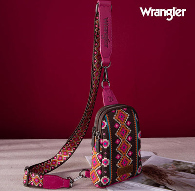 Wrangler® Sling Bag - Hot Pink