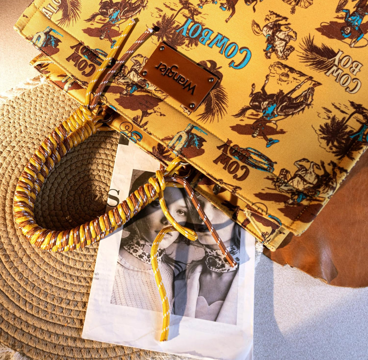 Wrangler® Aloha Cowboy Tote - Yellow