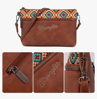 Wrangler® Wristlet - Brown Tribal