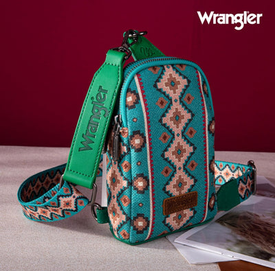 Wrangler® Sling Bag - Turquoise