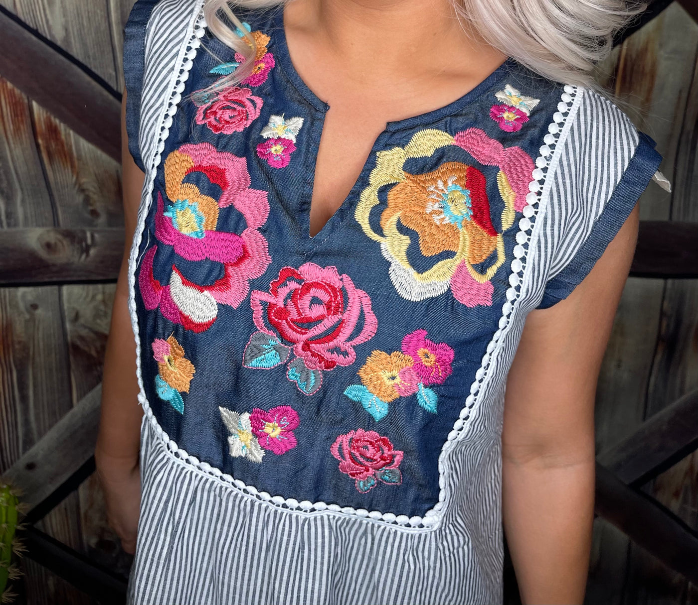 Little Miss Innocent Embroidery Dress