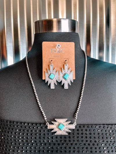 Navajo Pearl Set - Turquoise